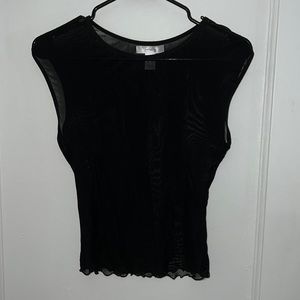 Mesh black top